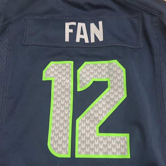 NFL Nike On Field Seattle Seahawks Jersey Blue Medium - Picture 4 of 9